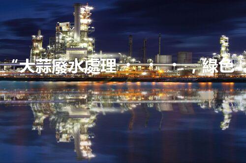 “大蒜廢水處理，綠色環(huán)保新篇章”